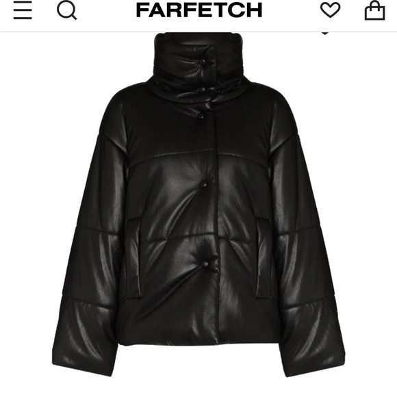 Faux leather Vegan Hide Puffer - Picture 7 of 7